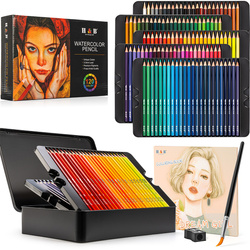 Kredki akwarelowe Zestaw kredek – 120 sztuk Akwarele Zestaw do rysowania