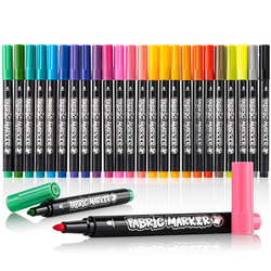 Markery do Ubrań Zestaw 24 Kolory