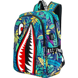 Plecak Szkolny Plecak dla Dzieci z Nadrukiem SHARK