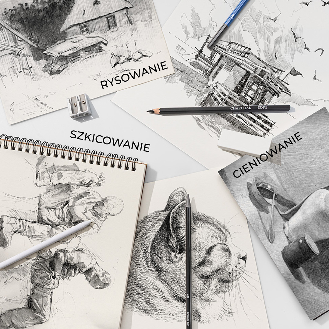 Duży Zestaw Kredek i Ołówków do Rysowania Szkicowania Profesjonalny 148 el pol_pl_Zestaw-kredek-i-olowkow-148-elementow-283_11