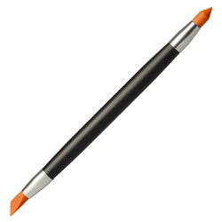 Pędzel silikonowy Color Shaper Podwójna końcówka Pędzel artystyczny Gumowy